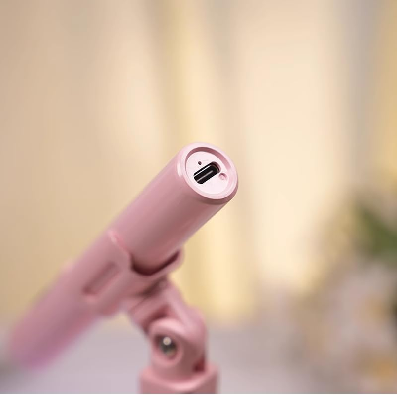 Portable Electric Storage Mini Light Therapy Lamp, Nail Wire Lamp Holder, Magnetic Design Can Be Adjusted from Multiple Angles, Nail Handheld Light Therapy Lamp (Pink) image number 1