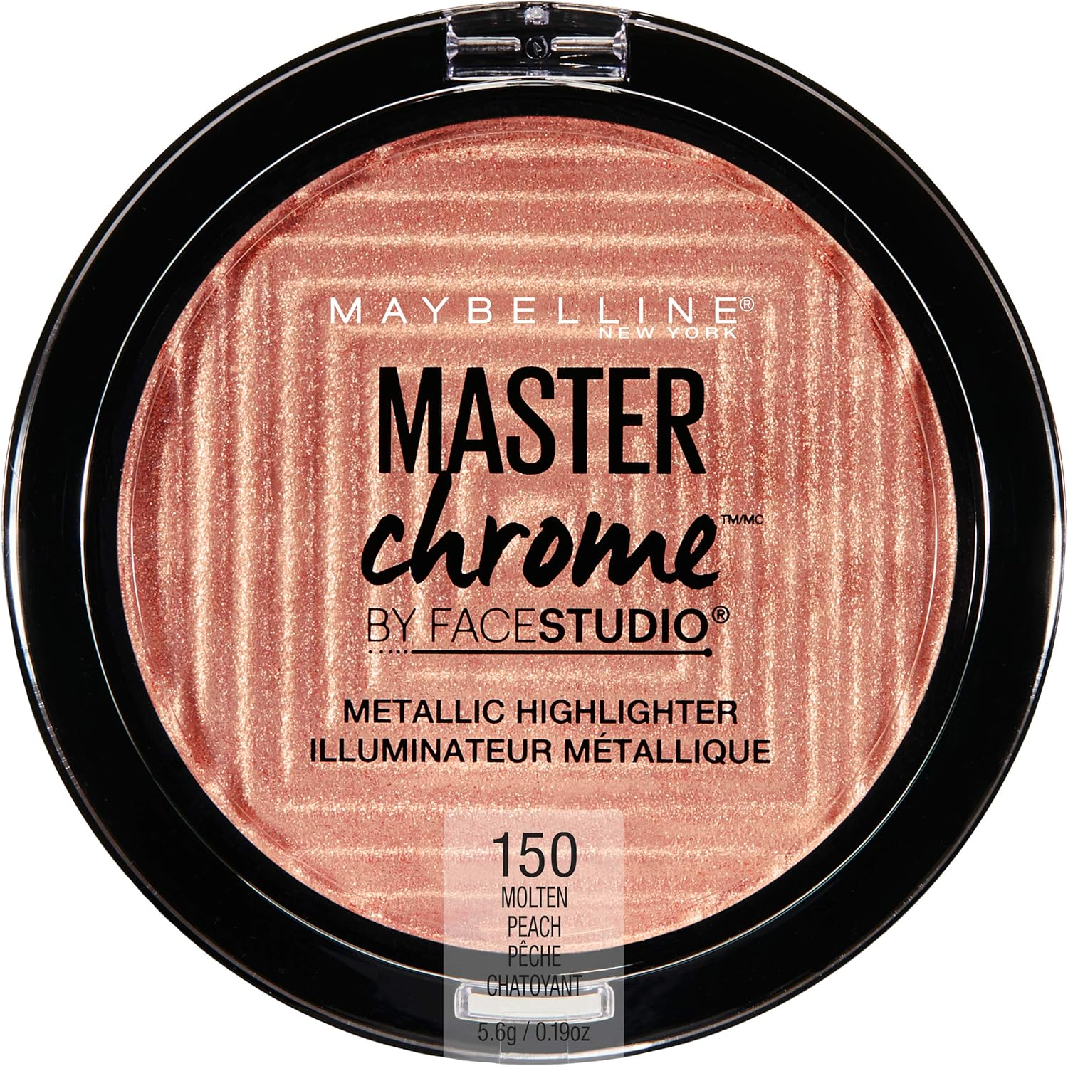MAYBELLINE Facestudio Master Chrome Metallic Highlighter - Molten Peach image number 4