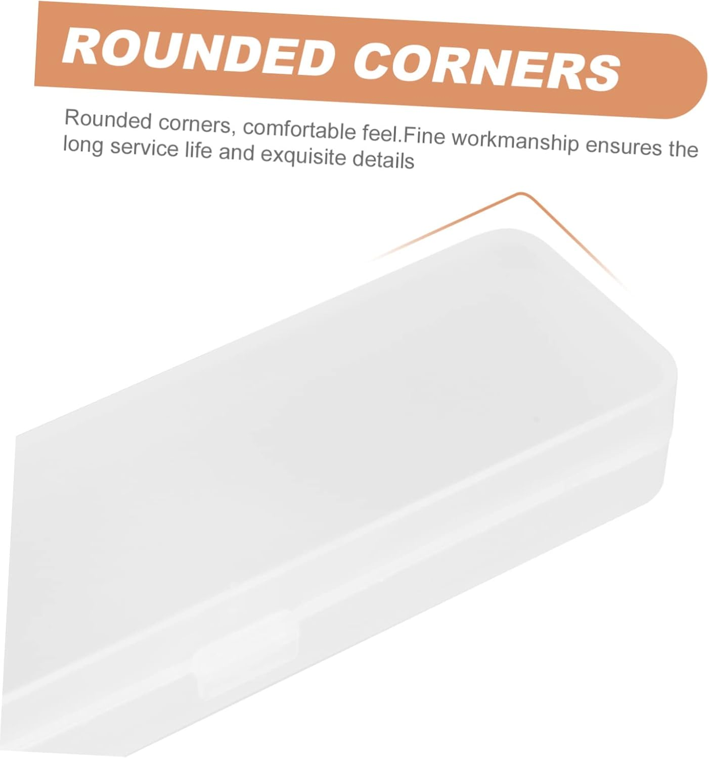 Sewroro 5Pcs Transparent Pencil Storage Boxes Multipurpose Organizers for Stationery Practical Holders for Pens Erasers Rulers Tidy Desk Accessories and Stylish Design