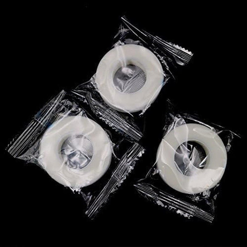 6 Rolls PE Micropore Medical Tape Roll, 1.25Cm X 9.1M Lash Tape, Waterproof Breathable First Aid Paper Medical Tape for Eyelash Extensions, Wound, Sensitive Skin,Total Length 59 Yards image number 3