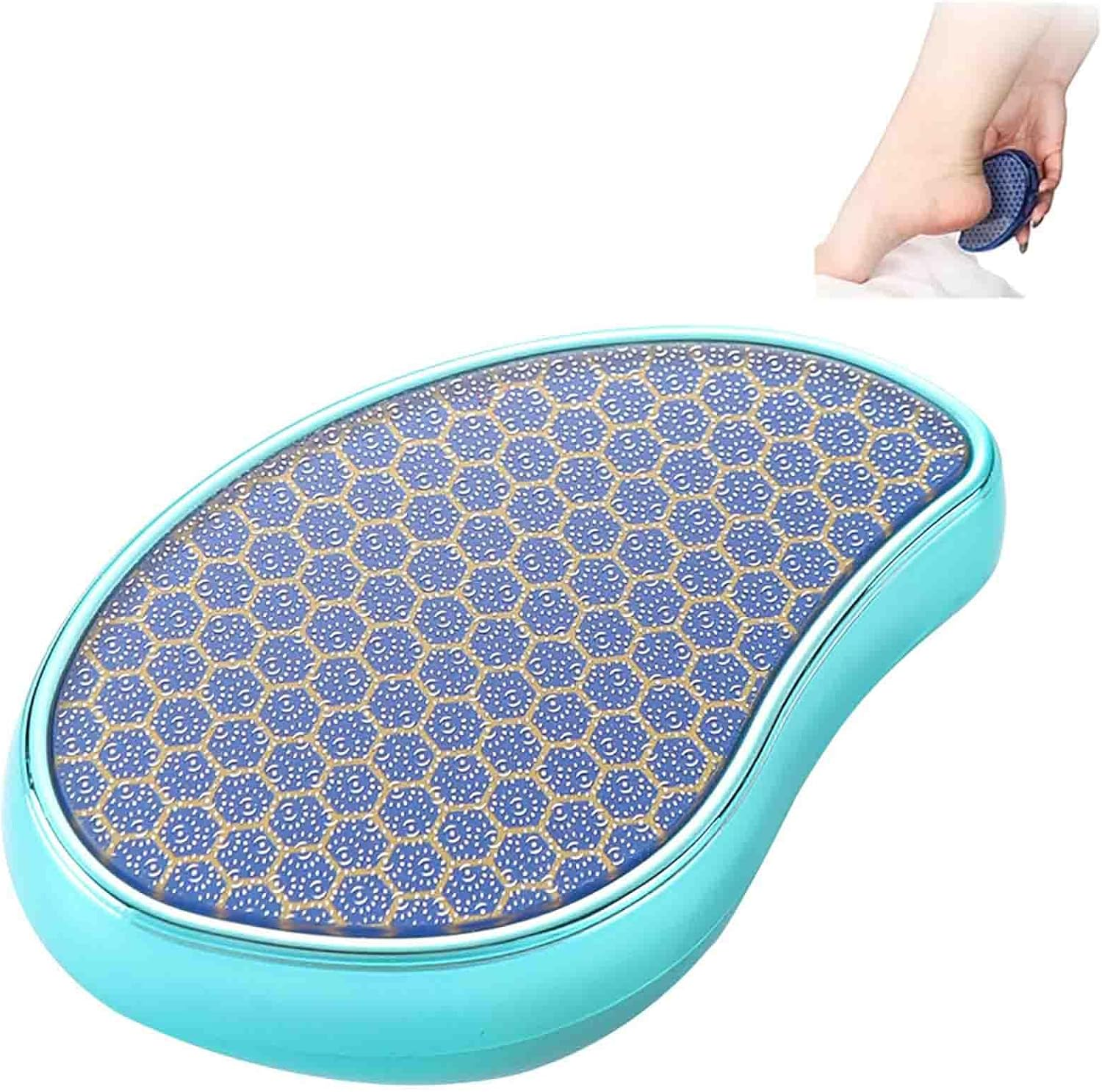 Malora Glass Foot,Malora Glass Foot Filermalora Foot Scrubber,Malora Foot Filerglass Foot Files for Feetglass Foot File Callus Removerfoot Care Pedicure Tool for Dry Feet Care (G)