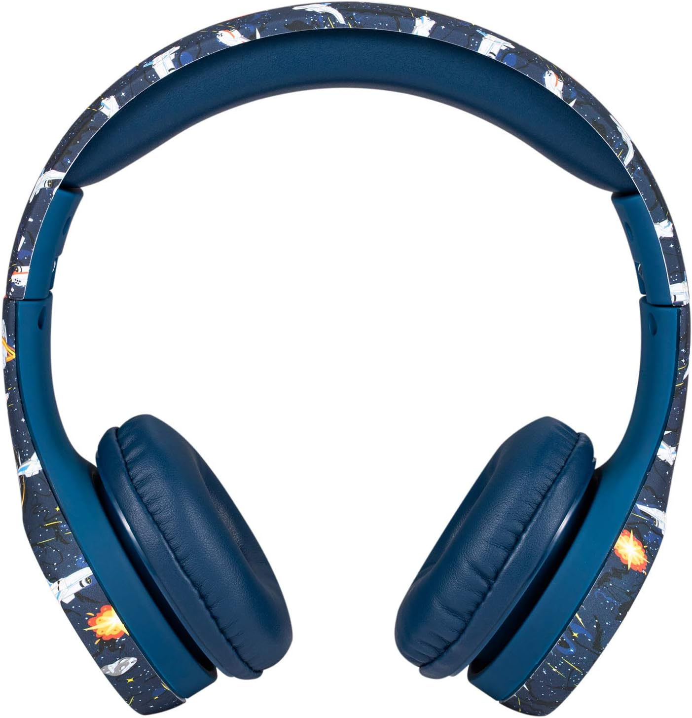 Snug Play+ Kids Headphones &ndash; Volume Limited 93Db for Safe Listening &ndash; Foldable, Durable Headphones for Toddlers, Boys & Girls &ndash; Tangle-Free Cord &ndash; Ideal for Travel, School, Tablets - Space - Black image number 7