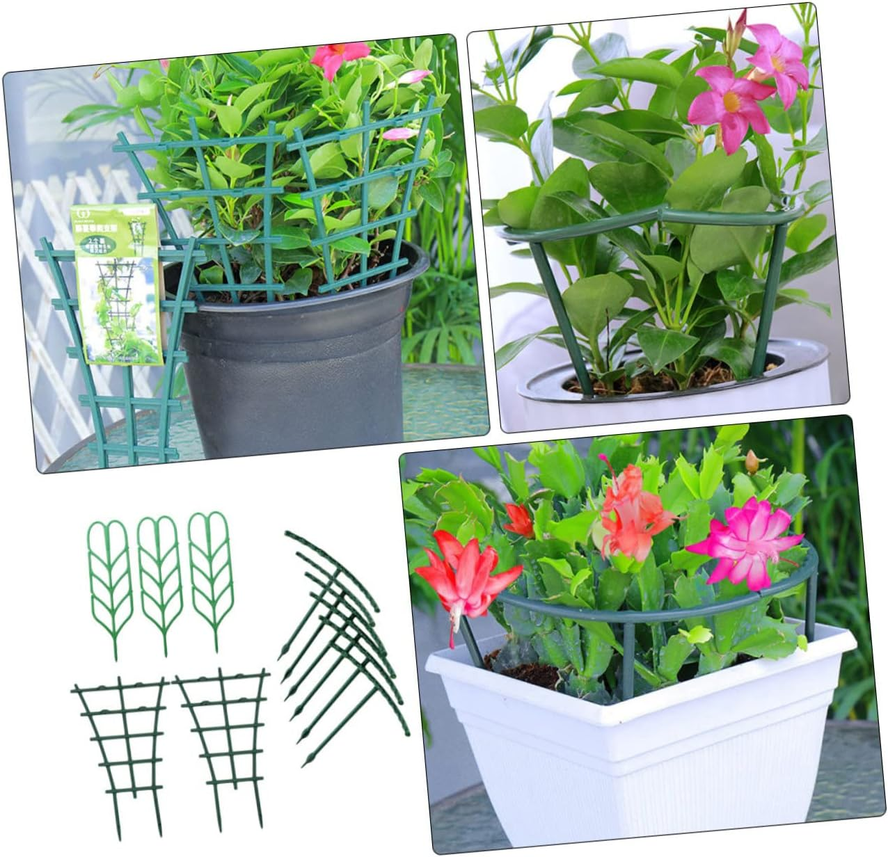 SUPVOX 11Pcs Plant Grow Bracket Practical Plant Trellis for Balcony Indoor Easy Assembly Support Rack image number 6