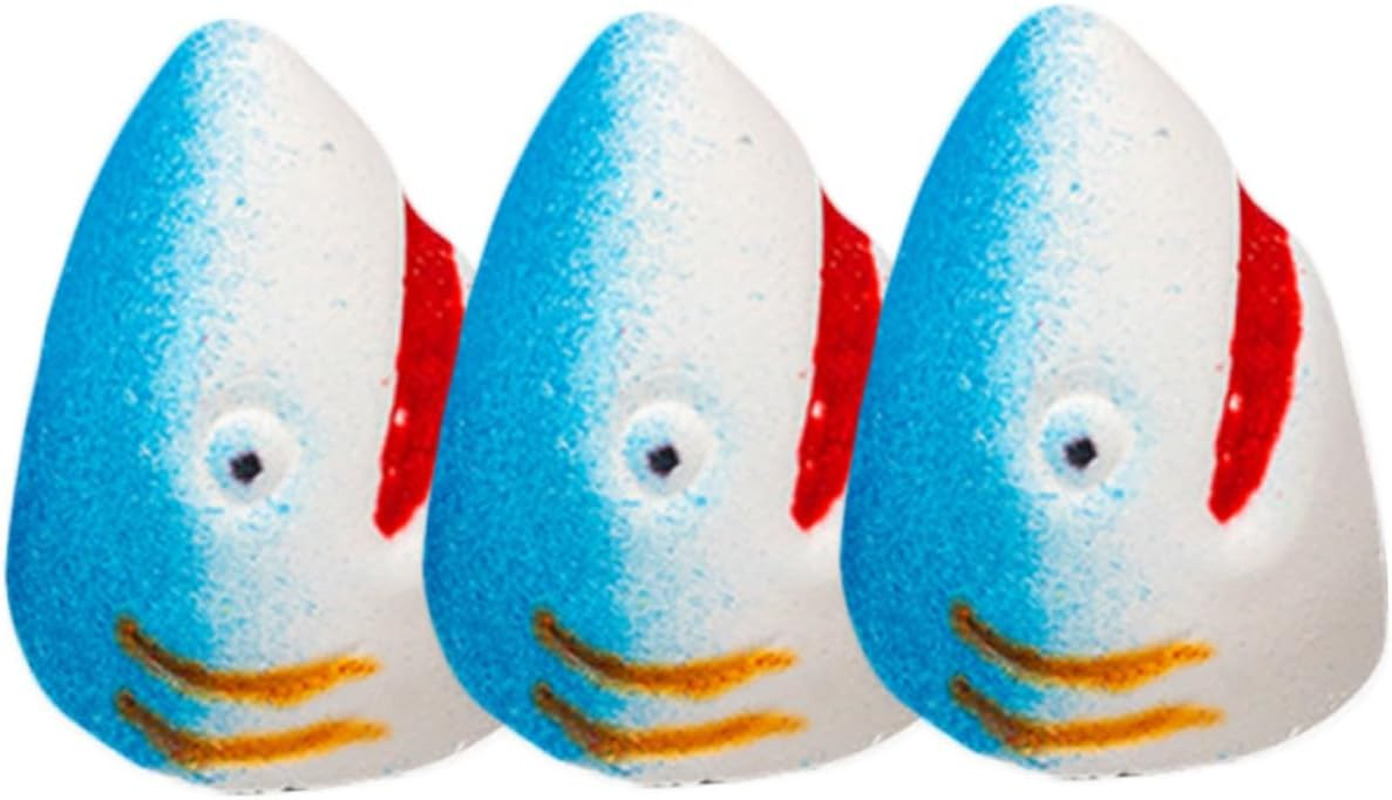 Anneome 3Pcs Shark Bath Ball Natural Bathing Salt Bomb Skin-Friendly Fragrance Bomb for Relaxation image number 1