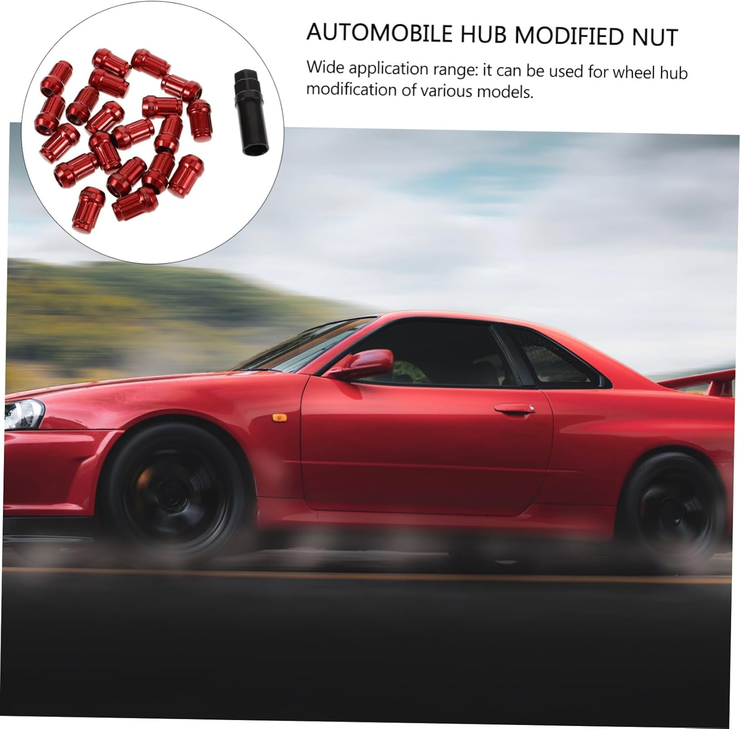 GLEAVI 20Pcs Car Wheel Lug Nut Covers Tire Hub Caps Lug Nut Replacement for Automotive Vehicles image number 4