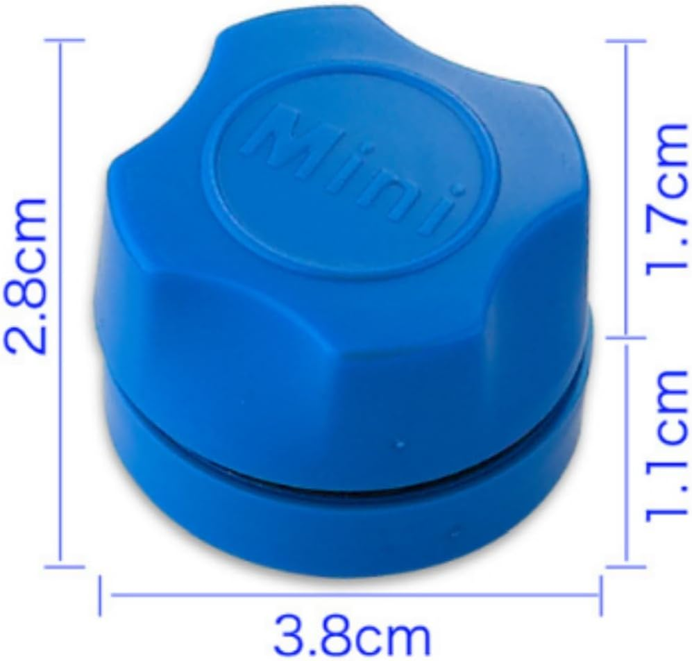 Suytvenxau 2 Pack Mini Magnetic Fish Tank Cleaner, Aquarium Glass Cleaner Brush (Suitable Thickness 3-4MM) &ndash; Strong Magnetic No-Scratch Scraper for Small Acrylic Tanks (Blue)