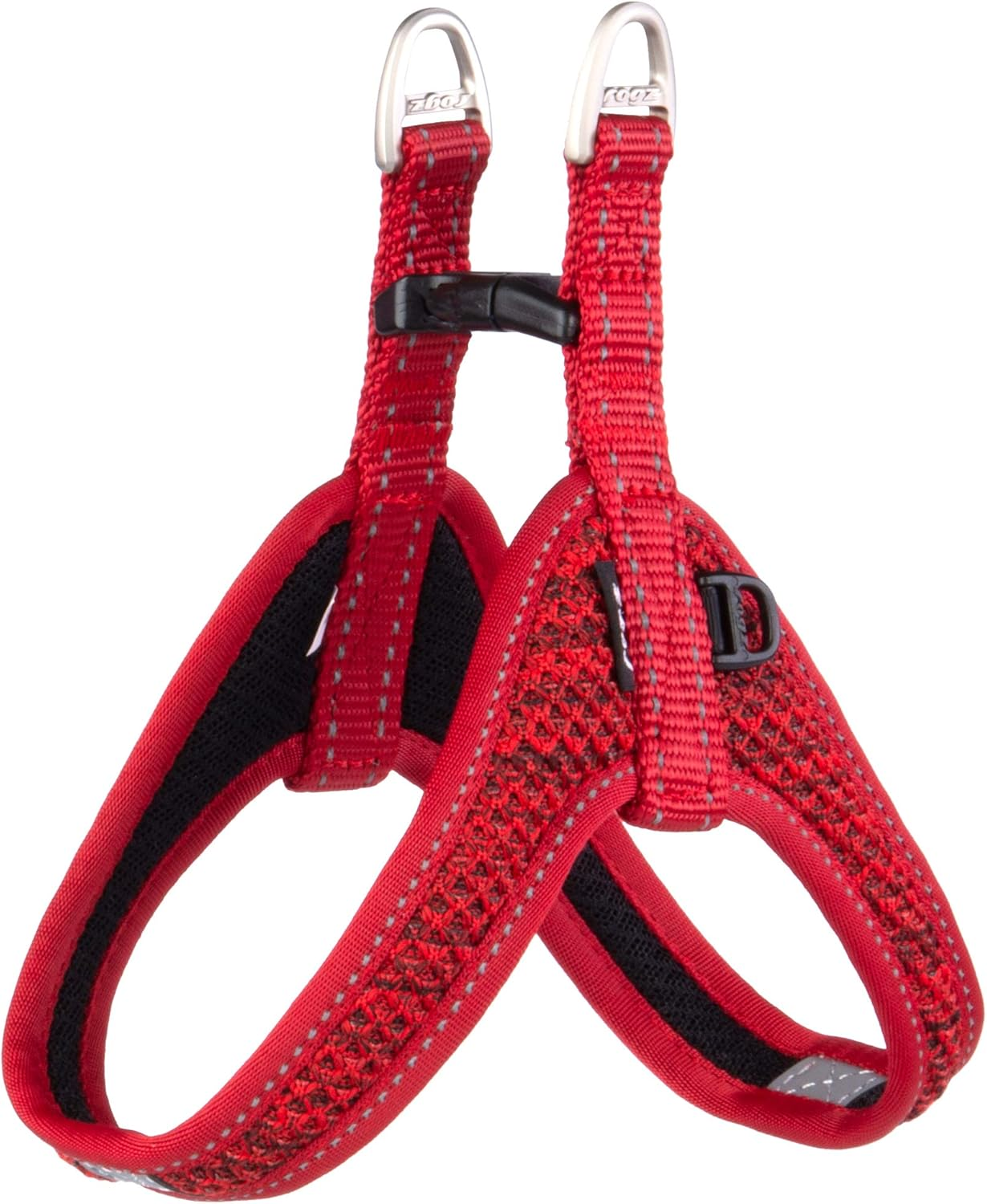 Rogz Classic Quick Fit Boomerang Dog Harness Red Small