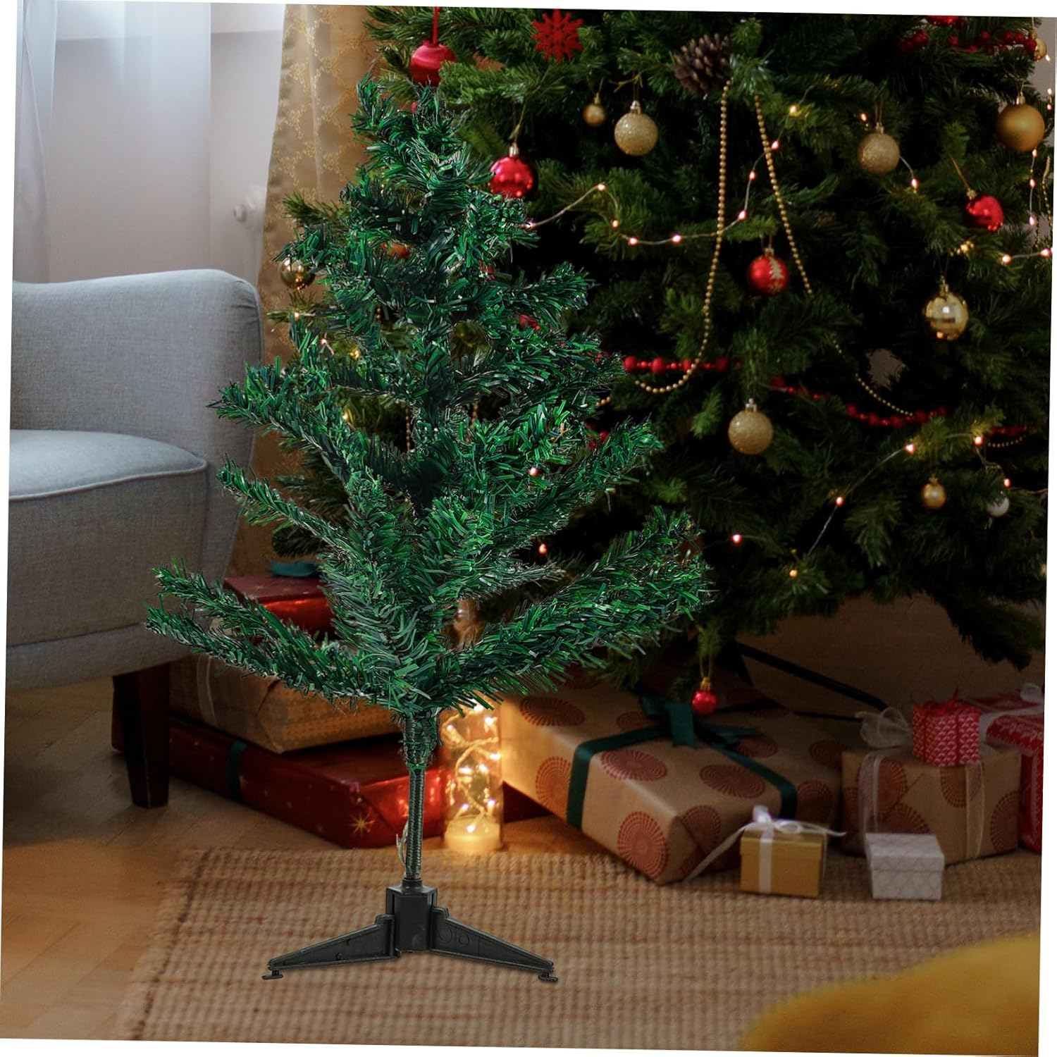 Ciieeo Christmas Tree Decorations Set Adorable Christmas Tree Supplies Gorgeous Xmas Props for Festival Xmas Party Home Decor image number 2