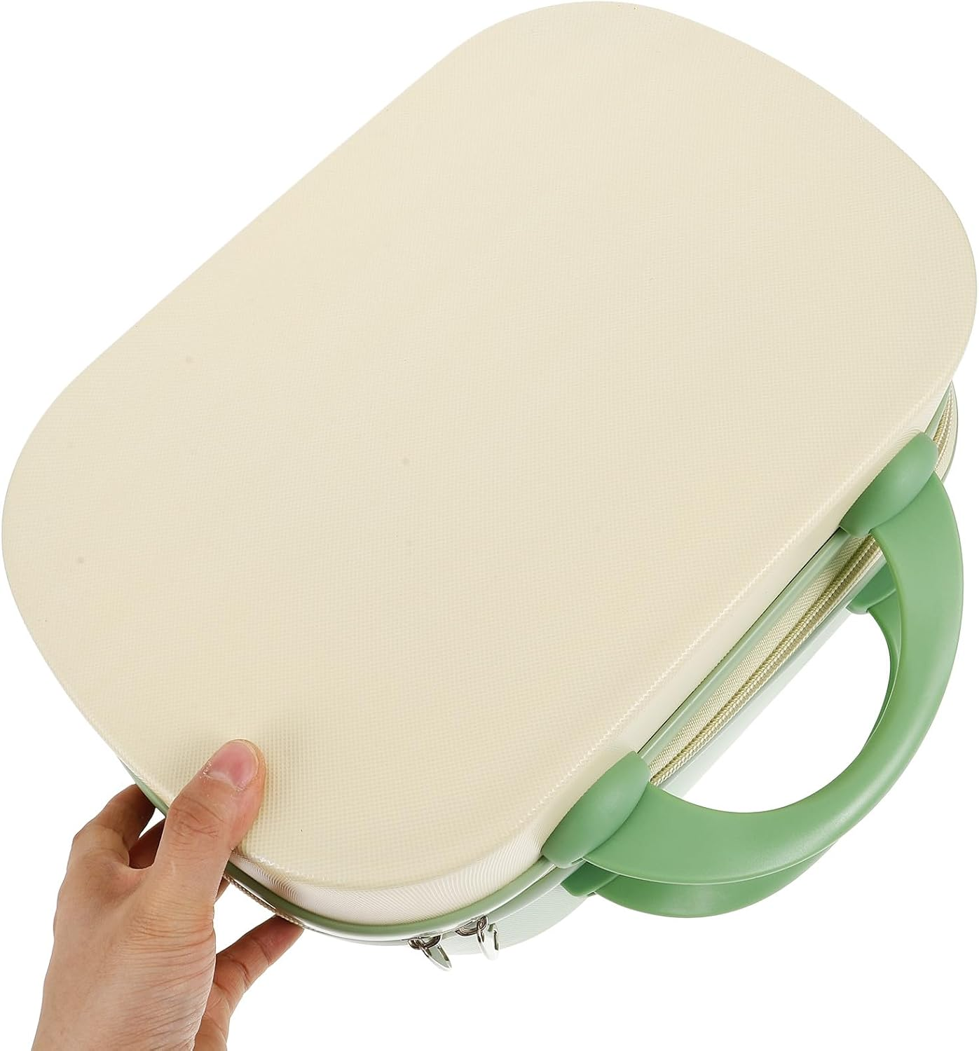 HOOTNEE Portable Makeup Organizer Bag Hard Shell Cosmetic Case with Large Capacity for Travel and Home Use Shock-Resistant Makeup Storage for Women