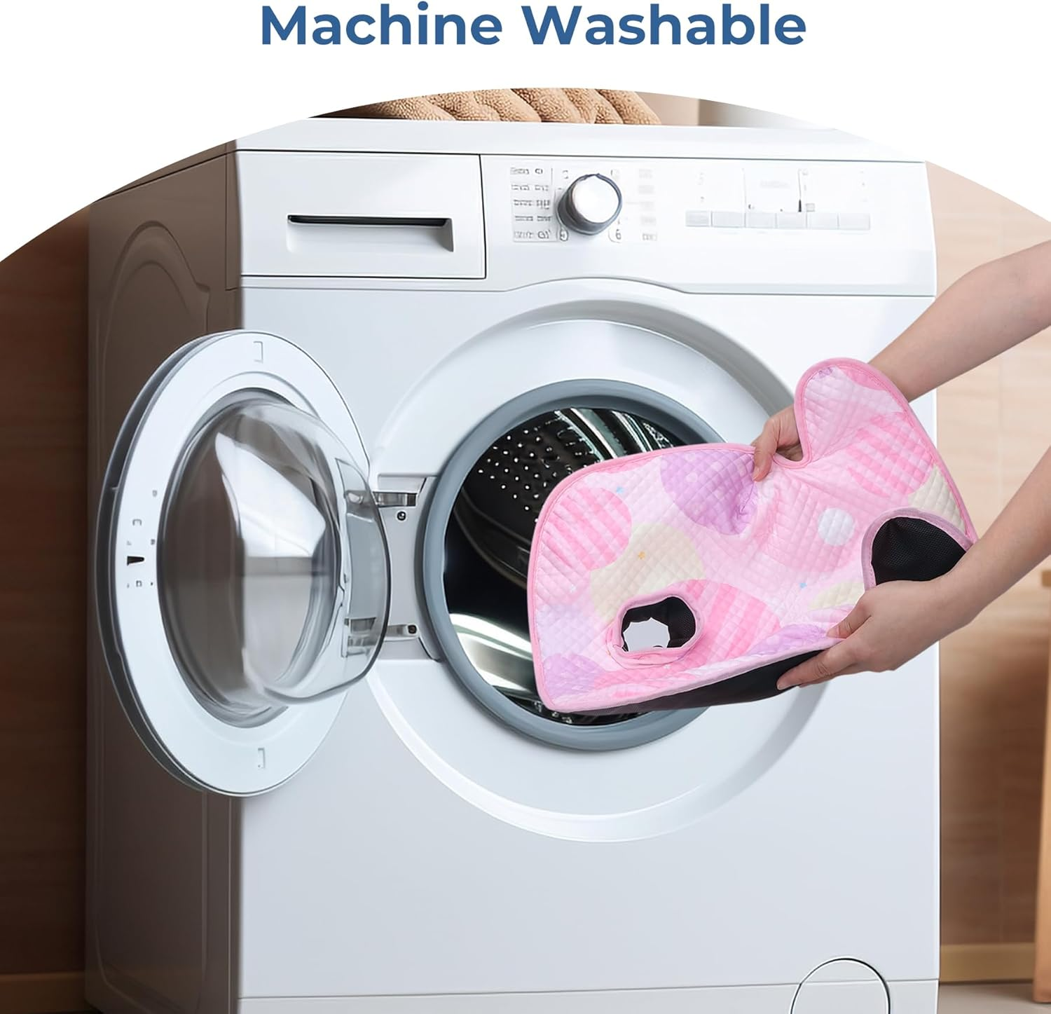 COOLBEBE Car Seat Protector for Potty Training, 2 Pack Dry Waterproof Car Seat Liner Toilet Training for Baby Infant Toddler, Piddle Pads Cover Car Seat Pad for Strollers & Carseat (Pink,2Pc) image number 6