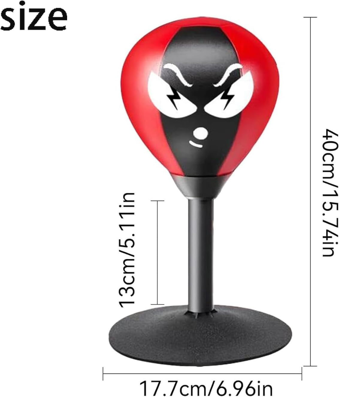 Desktop Punch Bag, Heavy Duty Desk Punching Bag for Stress Relief - 2024 Upgrade Desktop Punching Bag for Kids Adults image number 2