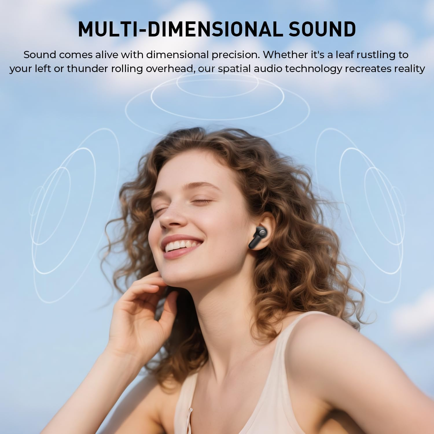 Havit TW991 PRO Wireless Earbuds, up to 45 Db Hybrid ANC, 6 Mics AI ENC Call Wireless Earphones with Spatial Audio, Bluetooth 13.7 Cm Ear Headphones, 30H Battery Life and IPX4 image number 2