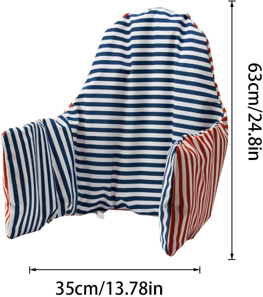 High Chair Insert | Washable High Chair Cushion, Liner, Reversible, Ergonomic, Crummi Color, 6-36 Months image number 3