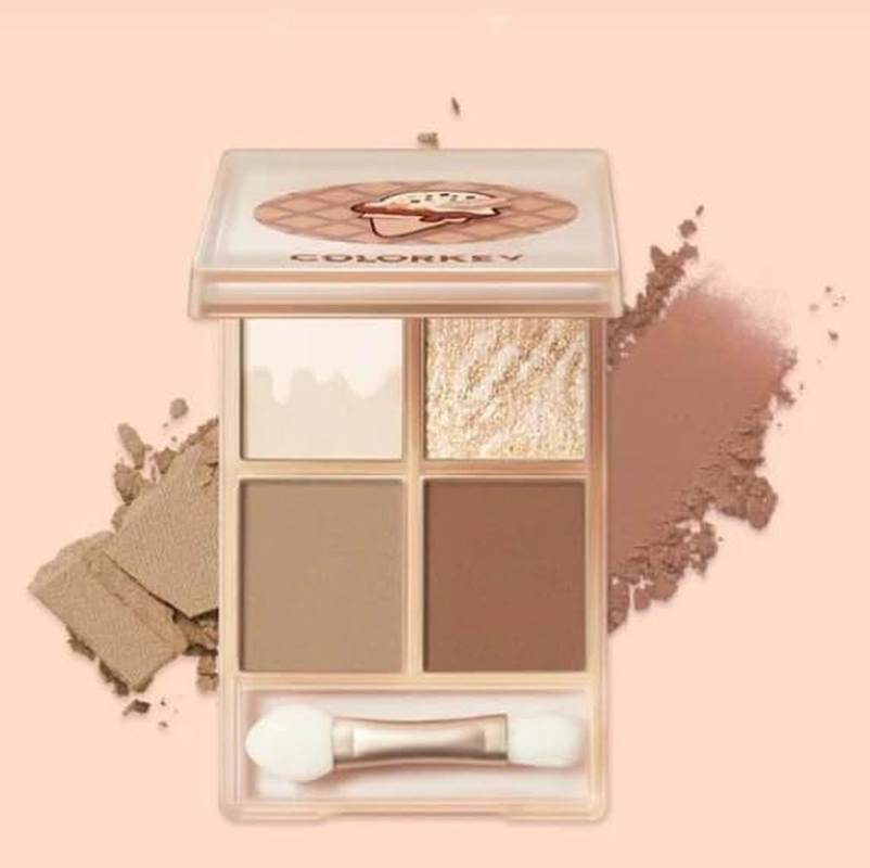 Pink Sweetie Ice Cream Series Eyeshadow Palette #03 Nama Chocolate