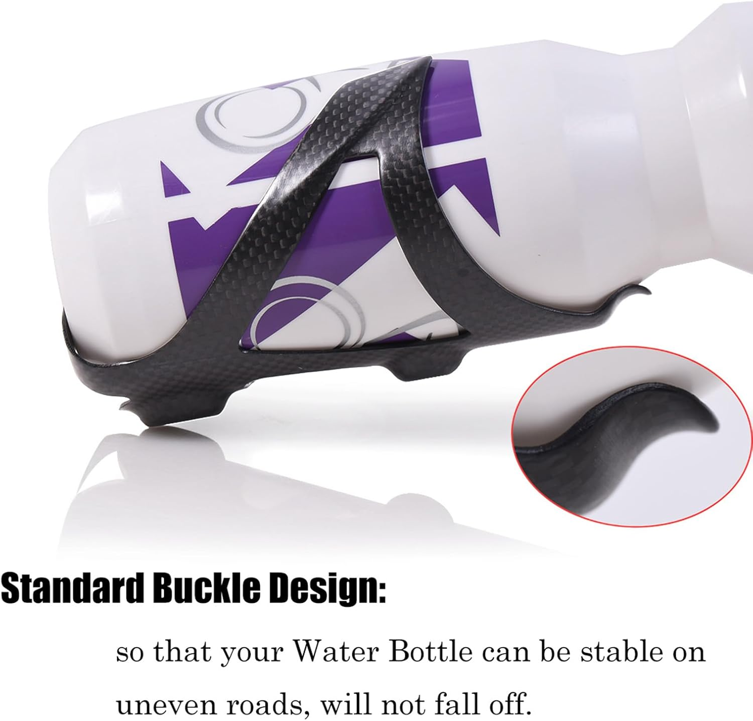 Thinktop 2 Pack Ultra-Light Full Carbon Fiber Bicycle Bike Drink Water Bottle Cage Holder Brackets for Road Bike MTB Cycling image number 5