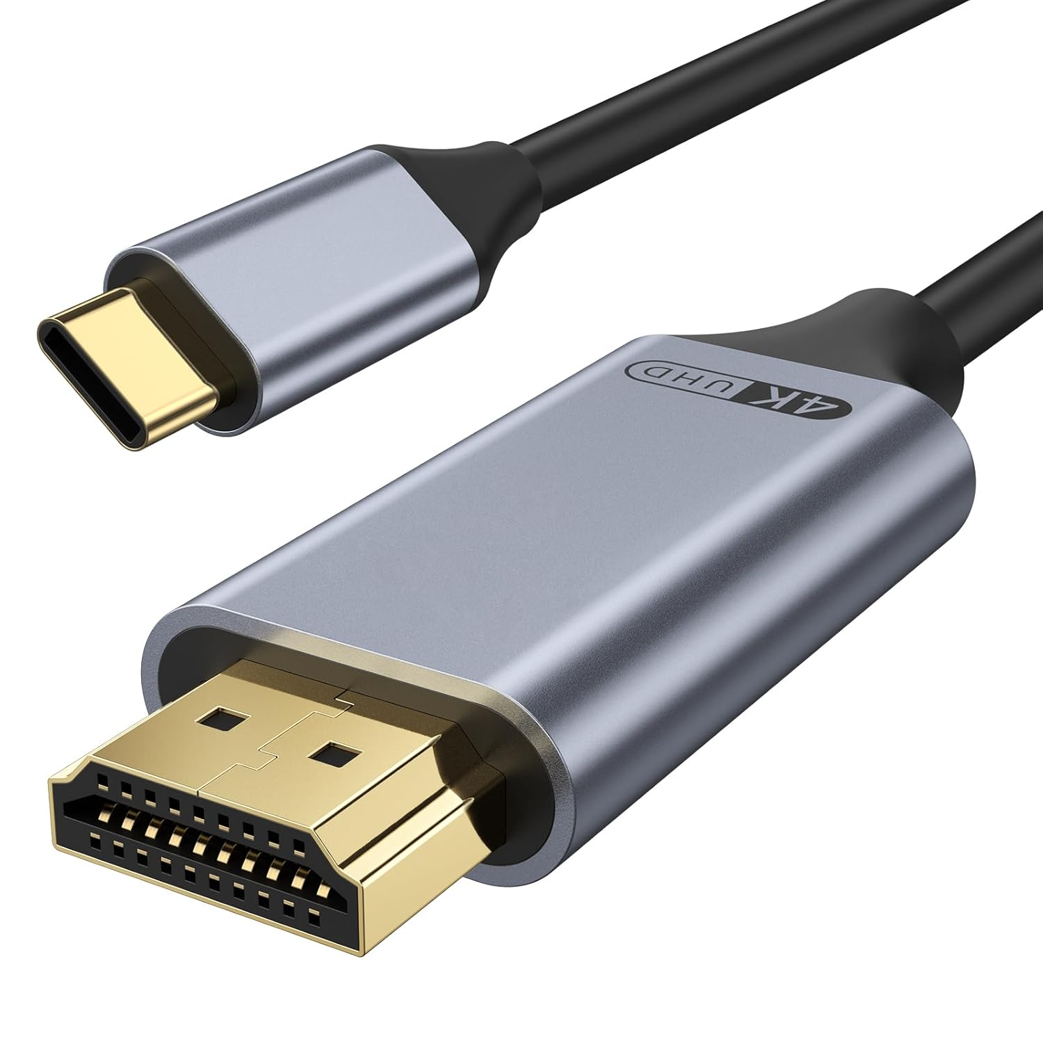 Unidirection USB C to HDMI Cable 2M 4K 30Hz, Type C to HDMI Cable Thunderbolt 3 to HDMI for Home Office for Iphone 16/15 Pro Max Plus, Galaxy S25/S24, Macbook Pro 16" 2019/2018, Ipad 11Th/10Th image number 5