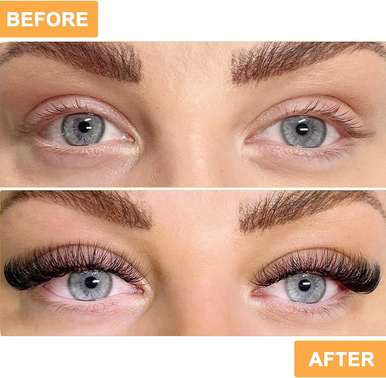 Lash Clusters 40D-9-16MIX Cluster Lashes 280Pcs Eyelash Clusters Lashes C Curl Individual Lashes Cluster False Eyelash 0.07C Lash Extensions DIY Eyelash Extensions at Home (40D-0.07C,9-16MIX) image number 5