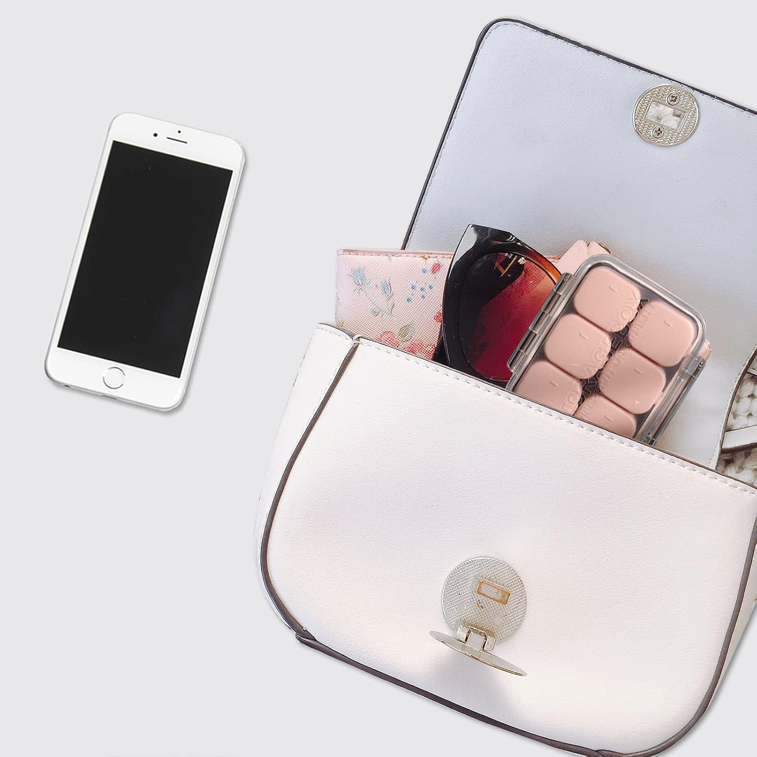 Pill Organizer 4/6 Grid Free Assembly Travel Medicine Organizer 10 Day Pill Organizer Portable Pill Box Waterproof Pill Case Daily Medication Carry Case for Vitamins, Fish Oils, Supplements image number 3