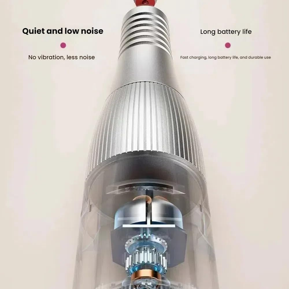 Nail Drill-Professional Cordless Electric Nail Drill Machine - 40,000 RPM, Rechargeable, LCD Display, 6 Metal Bits, Lightweight for Gel/Acrylic Nails, Manicure & Pedicure image number 3