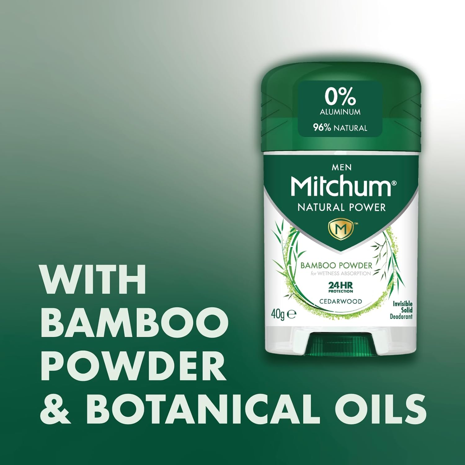 Mitchum Natural Power Cedarwod Antiperspirant Deodorant 40 G image number 6