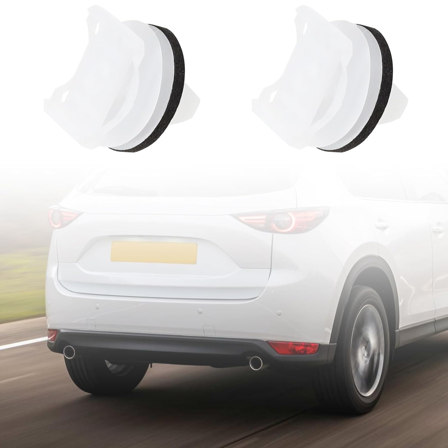 SG Store 30Pcs Wheel Fender Flare Molding Retainer Clip Wheel Arch Molding Clip KD4551W24/KD45-51-W24 Compatible with Mazda CX-5 2013-2016