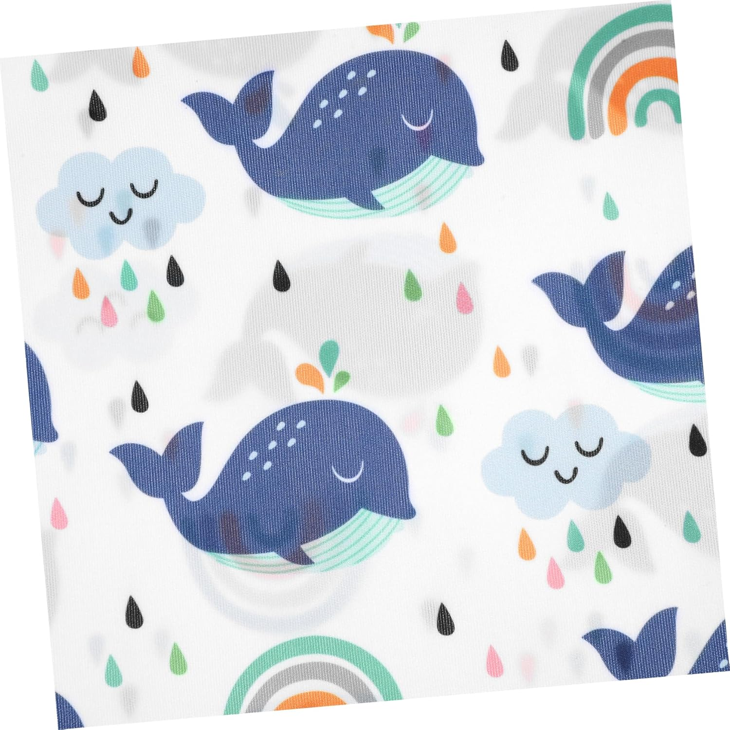 Hohopeti 2Pcs Portable Wet Bag Cartoon Patterns Diaper Caddy Bag for Organiser Travel Napkin Zipper Closure image number 2