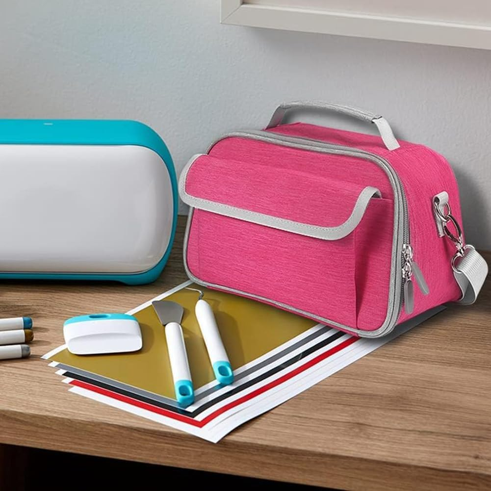 Lyaciomn Die Cut Tote Bags,Press Carrying Case,Supplies Storage Bag,Organization and Storage Tote Bag for Paper Cutter Tool Set Easy to Use,B image number 2