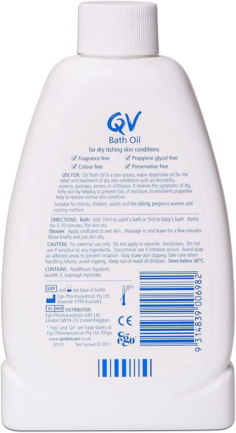 QV Bath Oil 250Ml image number 1