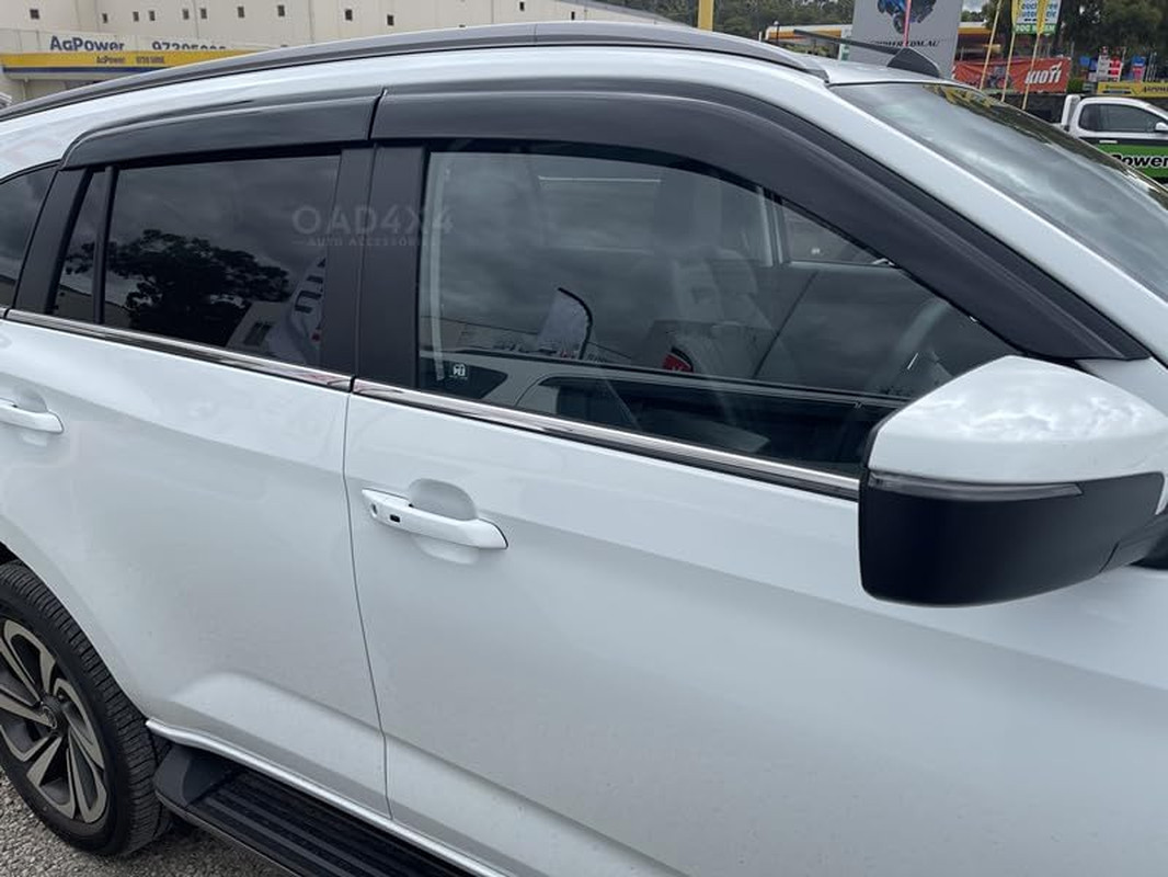 OAD4X4 Weathershields Compatible with Isuzu MU-X MUX 2021-Onwards, Injection Weather Shields Window Visors Wind Deflectors Sun Rain Guard 4PCS Set image number 1