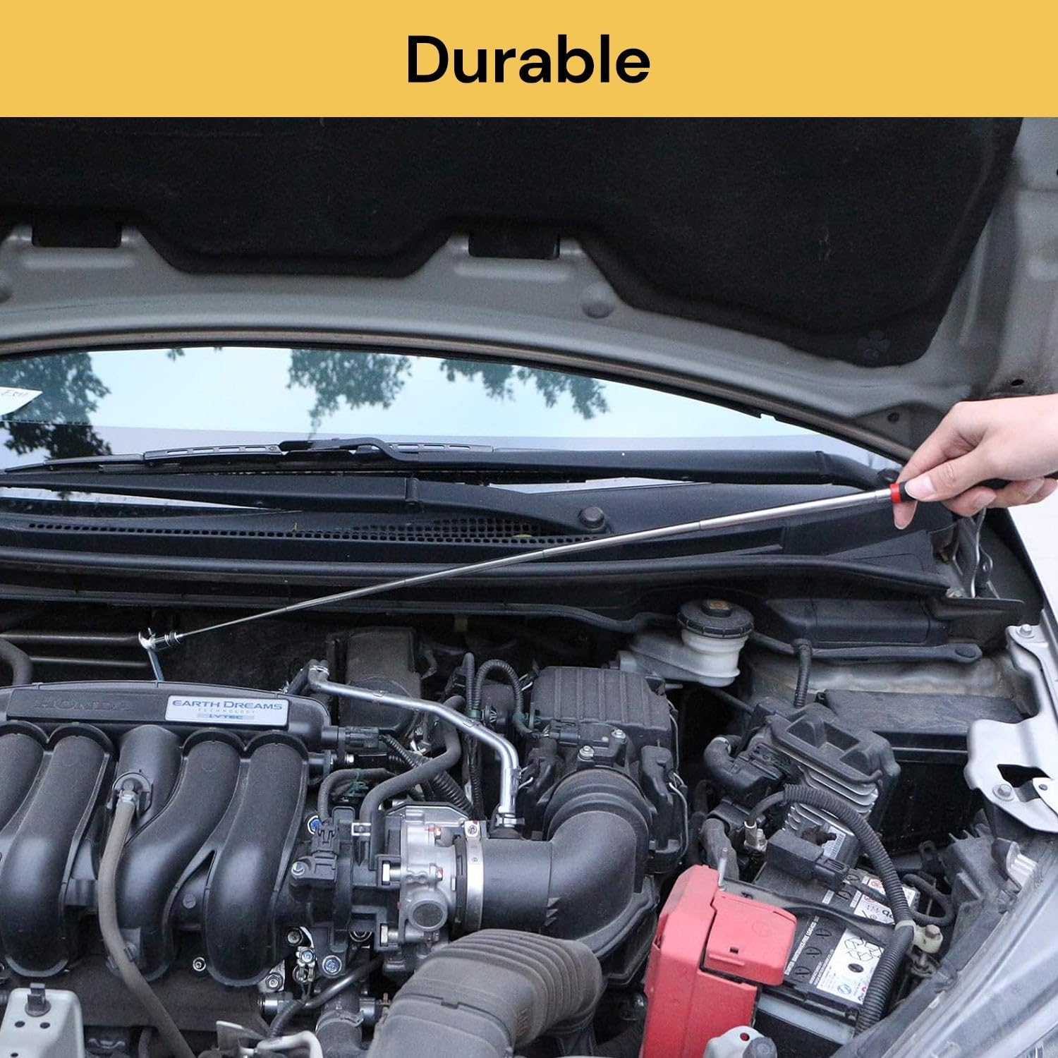 Spendeal Telescoping Magnetic Pickup Tool, Extendable Magnet Stick for Retrieving Keys, Screws, Bolts, Handy Telescopic Magnet Tool for Garage, Workshop, Car Repair, Hard-To-Reach Objects (2 Pcs) image number 4