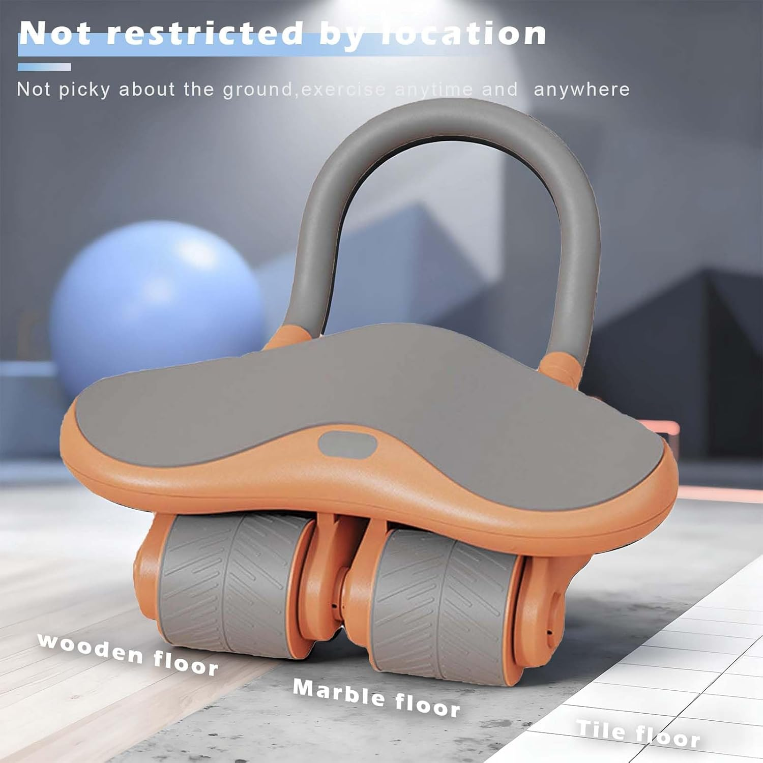 Ab Roller-Elbow Support Ab Wheel Roller| Automatic Rebound Ab Workout Equipment for | Core Strength Training Wheel | Home Gym Core Workout image number 2