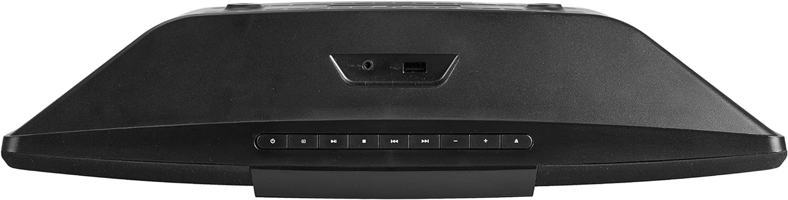 Roxel RCD-320 Micro Hifi System CD Player with DAB/DAB+/ FM RADIO, BLUETOOTH , USB and AUX in Connection, Remote Control, Sleek & Flat Design with White LED Display, Wall Mountable, 40W RMS