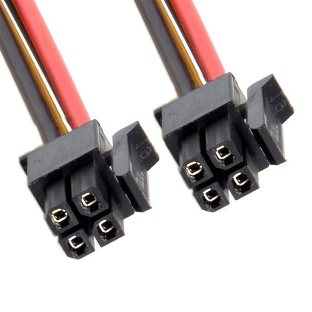NFHK ATX Molex Micro Fit Connector 4Pin Male to Male Power Cable 60Cm image number 1