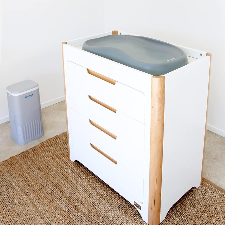 Babyhood Scandi Chest, White/Beech image number 3