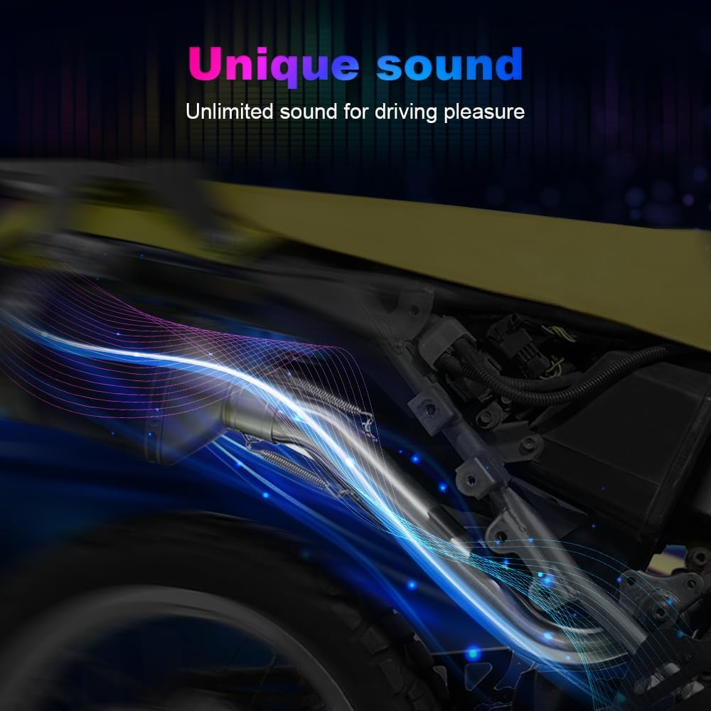 Motorcycle Exhaust Muffler Middle Link Pipe, Stainless Steel Exhaust Middle Pipe Compatible with DR650 SE 1996-2024 image number 5