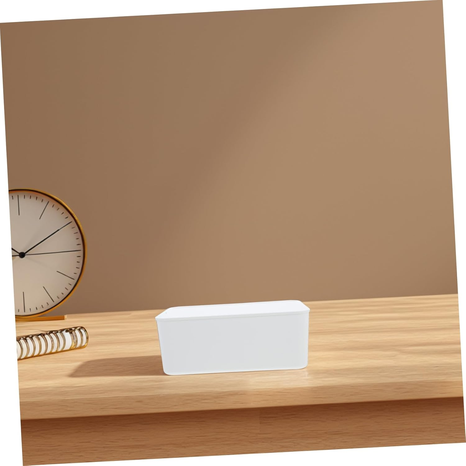 Storage Box Compact Wipes Dispenser for Bathroom Kitchen Office Easy to Pull Lid Storage image number 1