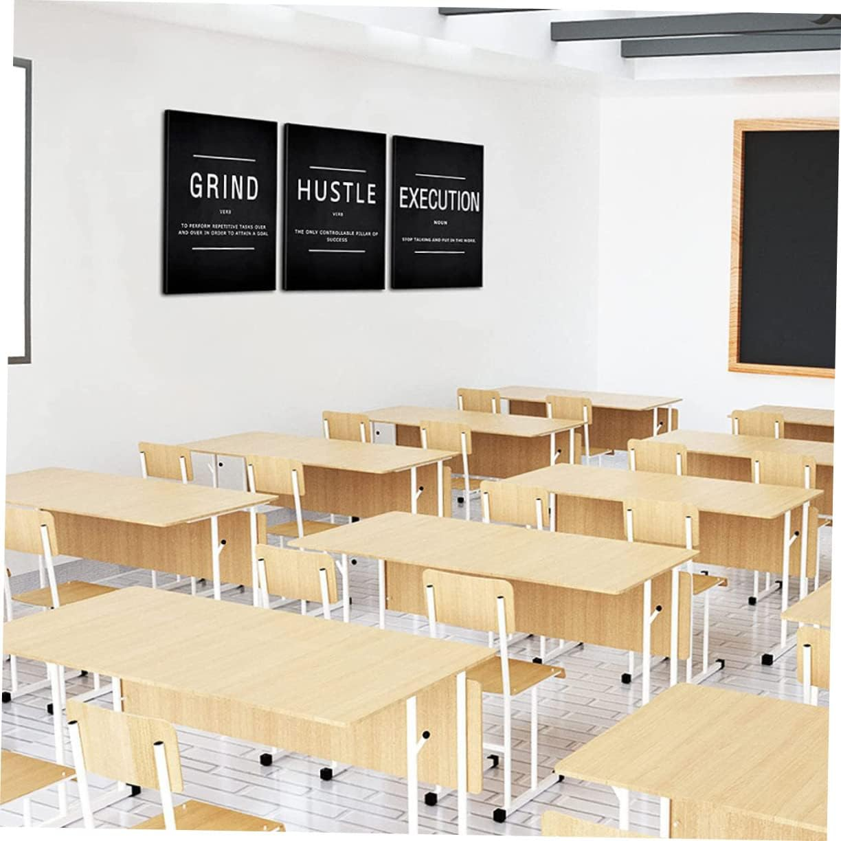 ETHZZLE 3Pcs Inspirational Wall Art for Office Decor Home Decor Wall Art Motivational Quotes image number 5