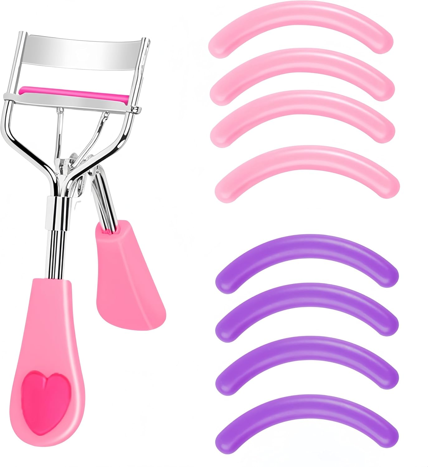 Aknebriax 1 Eyelash Curler,Comes with 8 Eyelash Adhesive Strips,Ergonomic Design for All Eye Shapes,Precision Curl Control,Superior Long- Lasting Curl,Gentle on Lashes,Replace at Any Time. image number 5