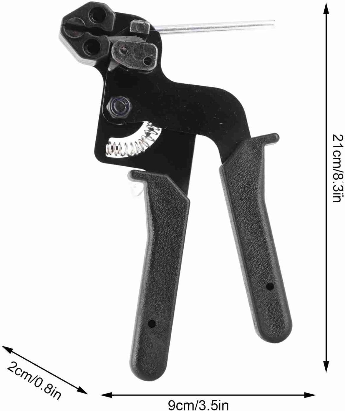 Zopsc Metal Zip Ties Tool, Stainless Steel Cable Tie Gun, Automatic Tensioning/Cutting Tool for Repair Fences, Pipes, Chain Links, Head Wrap image number 6