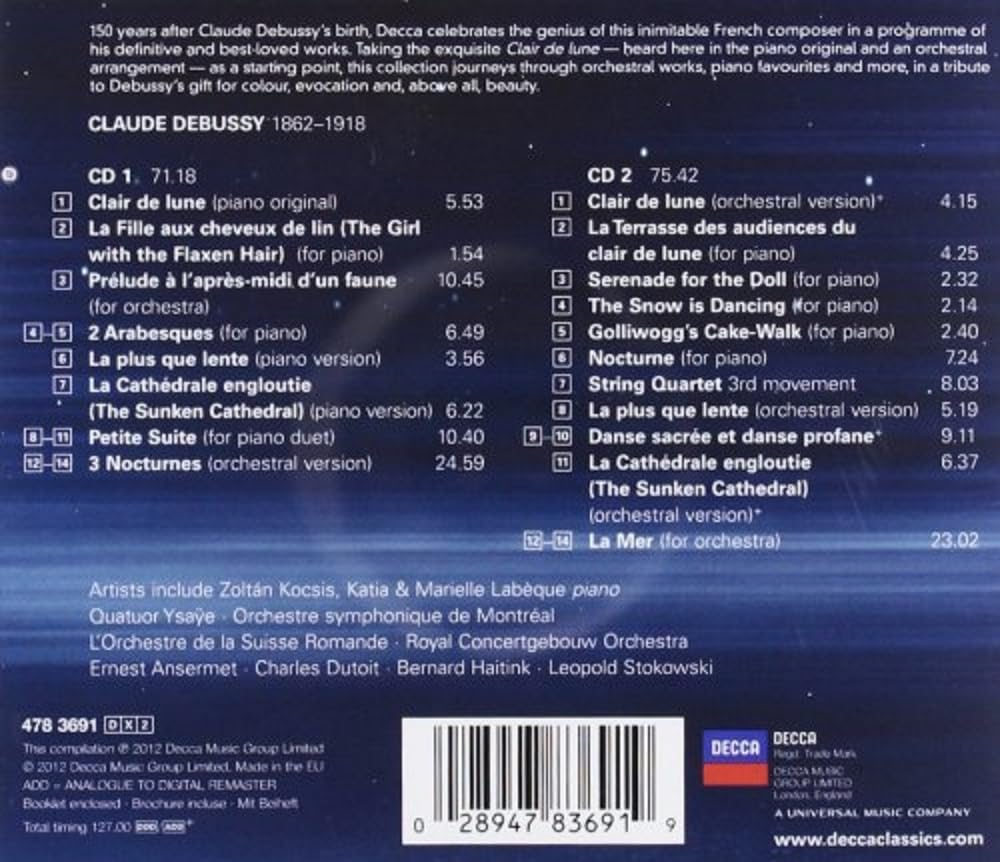 Claire De Lune Debussy Favorites Various image number 2