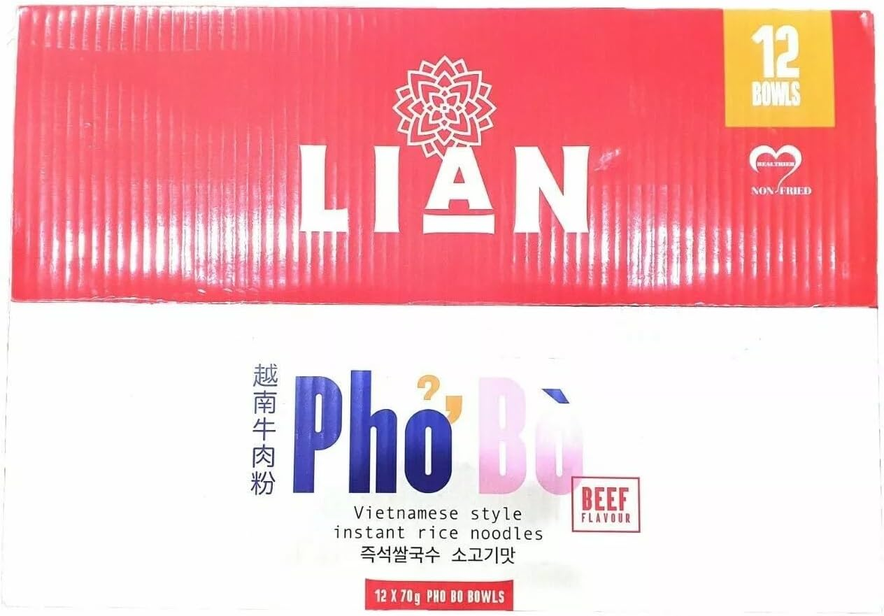 LIAN PHO BO RICE NOODLE 12X70G