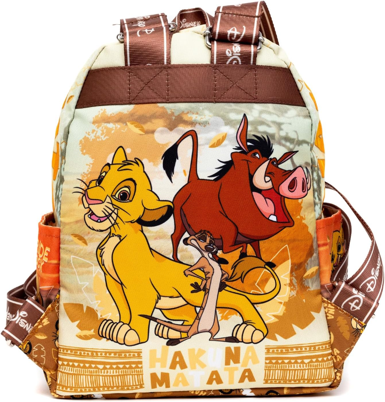 Wondapop Lion King 13" Nylon Backpack, Lion King, 13", Traditional Backpacks image number 2