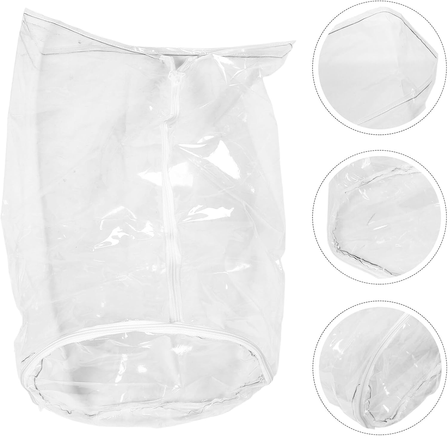 SUPVOX Waterproof Outdoor Gas Cylinder Protective Cover Zipper, PVC 10Kg Tank Bag, Dustproof Gas Canister Protector for Camping, Market Booths, and Home Use image number 2