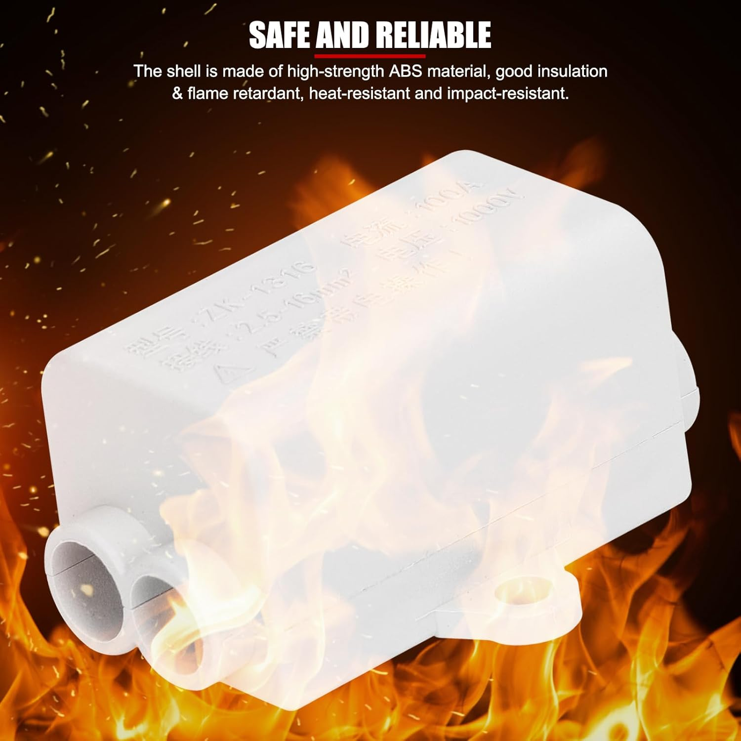 Wire Connector,2Pcs Wire Connector T Type Splicer Screw Terminal Block Set Kit 1000V 100A ZK‑1316 image number 4