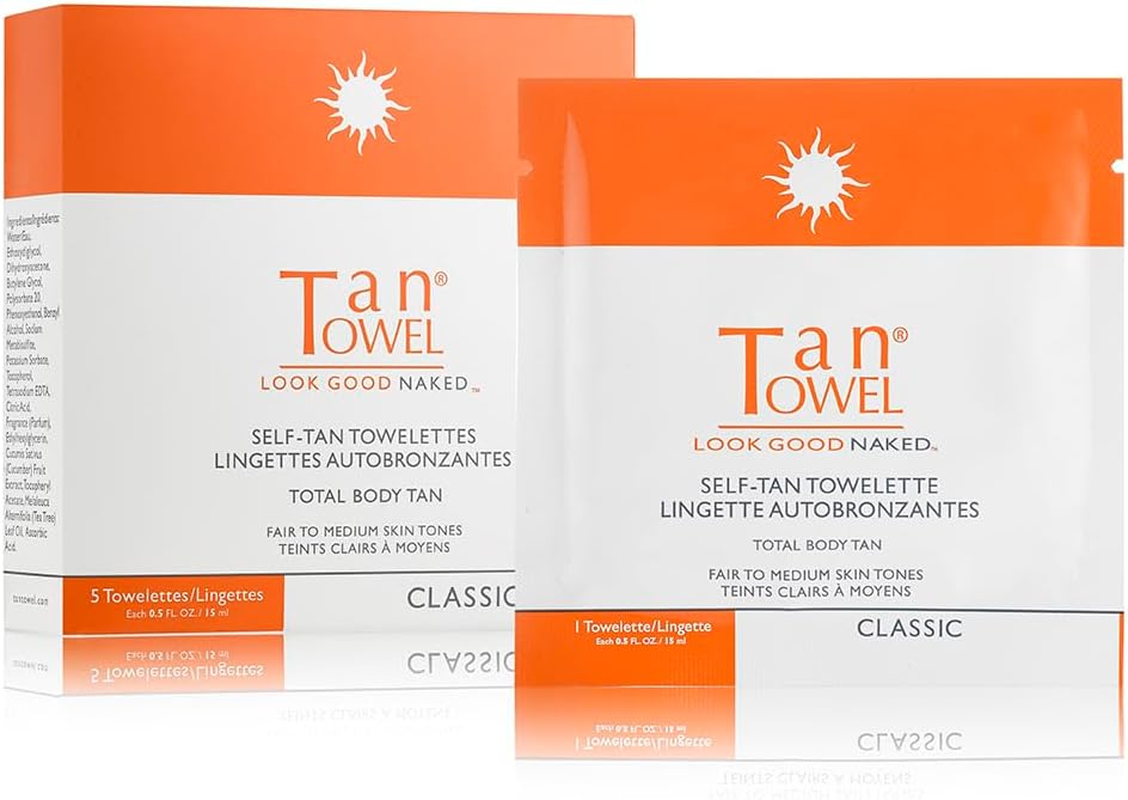 Tan Towel Self Tan Towelette Classic 5 Count image number 3