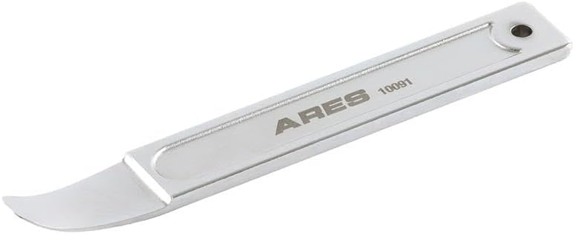 ARES 10091 &ndash; Compact Panel/Trim Wedge Metal Prybar Tool &ndash; Durable Prybar Easily Removes Trim, Paneling, Sheet Metal, Fasteners, and More &ndash; Compact Design for Use in Confined Spaces