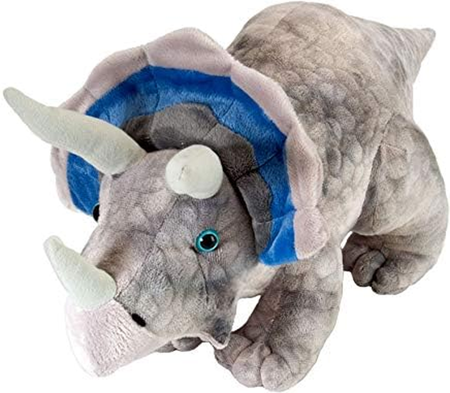 Wild Republic Triceratops Plush, Dinosaur Stuffed Animal, Plush Toy, Gifts for Kids, Dinosauria 10 Inches image number 2