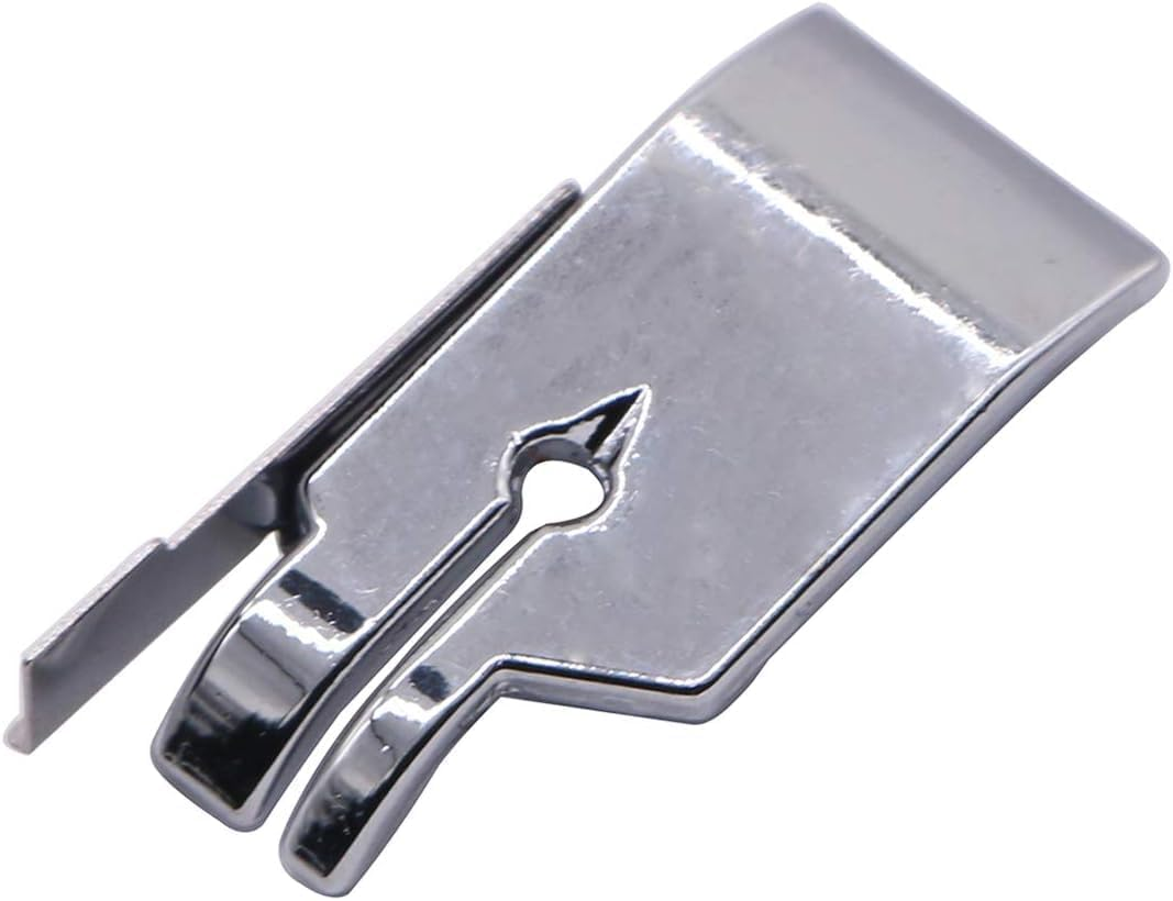 1/4'' (Quarter Inch) Quilting Patchwork Sewing Machine Presser Foot with Edge Guide for All Low Shank Snap-On Singer, Brother, Babylock, Euro-Pro, Janome, Juki, Kenmore, New Home, White, Simplicity image number 2