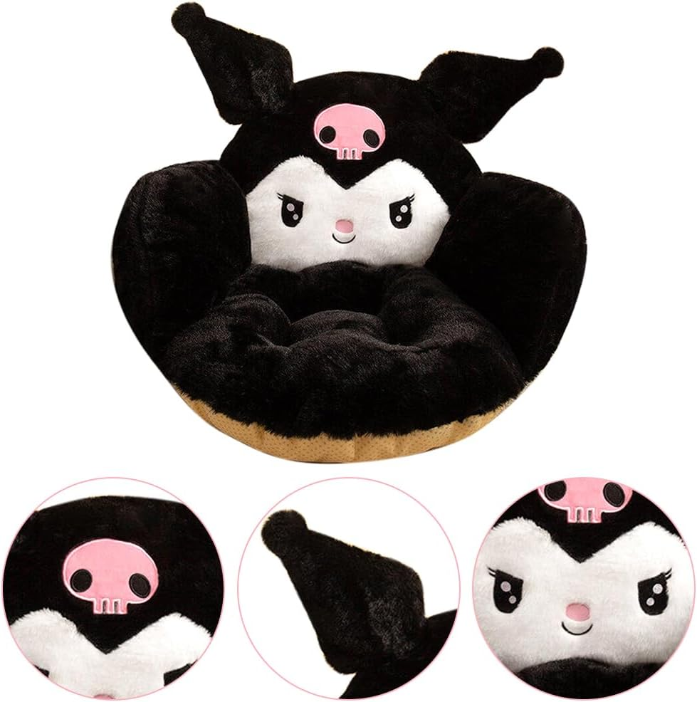 Cute Kawaii Chair Cushion with Soft Material, Soft Cartoon Plush Seat Cushion, Portable Floor Pillow Floor Cushions, Anti-Dirty and Comfortable, Office Dining Room Bedroom Decorate ﻿