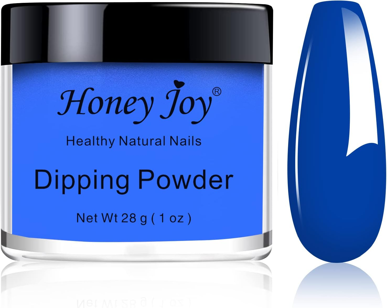Royal Blue Dip Powder Nails - Long-Lasting Dipping Nails, No UV Light Needed, 28G/Box (ND064B-WD13)